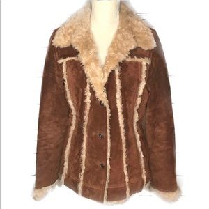 Wilson’s Leather Maxima suede leather coat…